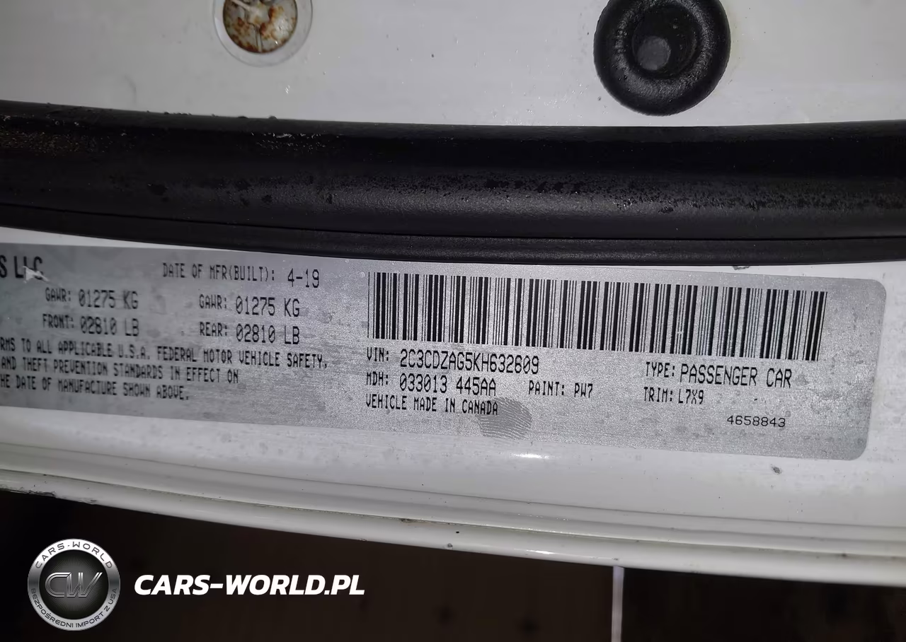2019 Dodge Challenger Sxt VIN:2C3CDZAG5KH632609 - 9