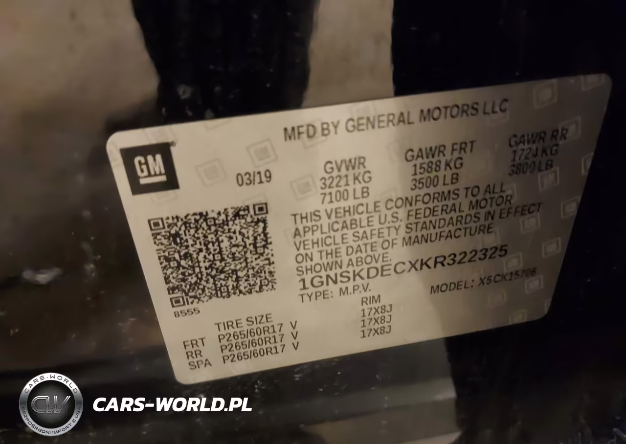 2019 Chevrolet Tahoe Commercial Fleet VIN:1GNSKDECXKR322325 - 9
