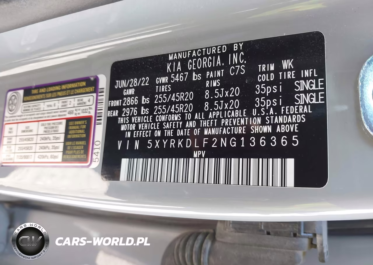 2022 Kia Sorento Sx VIN:5XYRKDLF2NG136365 - 9