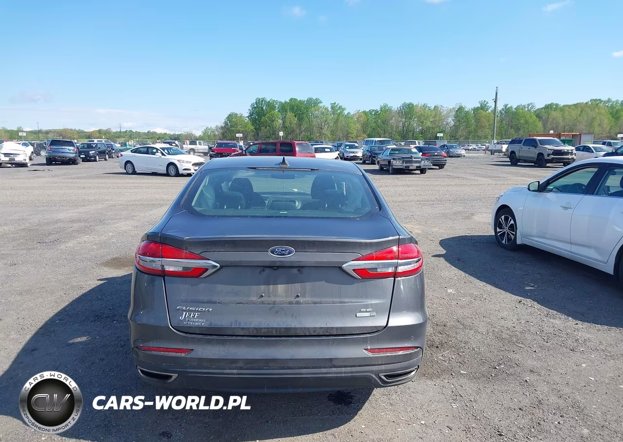 2019 Ford Fusion Se VIN:3FA6P0T94KR271152 - 16