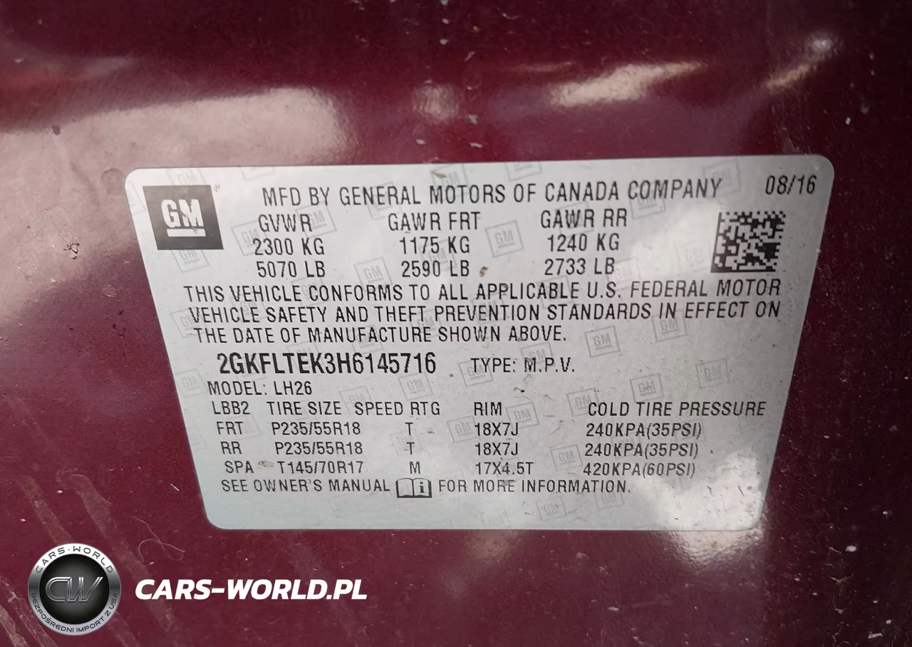 2017 GMC Terrain Sle-2 VIN:2GKFLTEK3H6145716 - 9