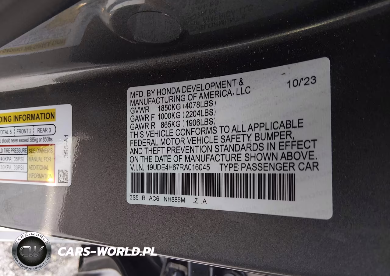 2024 Acura Integra A-Spec Technology VIN:19UDE4H67RA016045 - 9