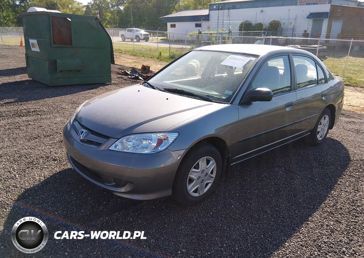 2005 Honda Civic Vp VIN:2HGES16305H507136 - 2
