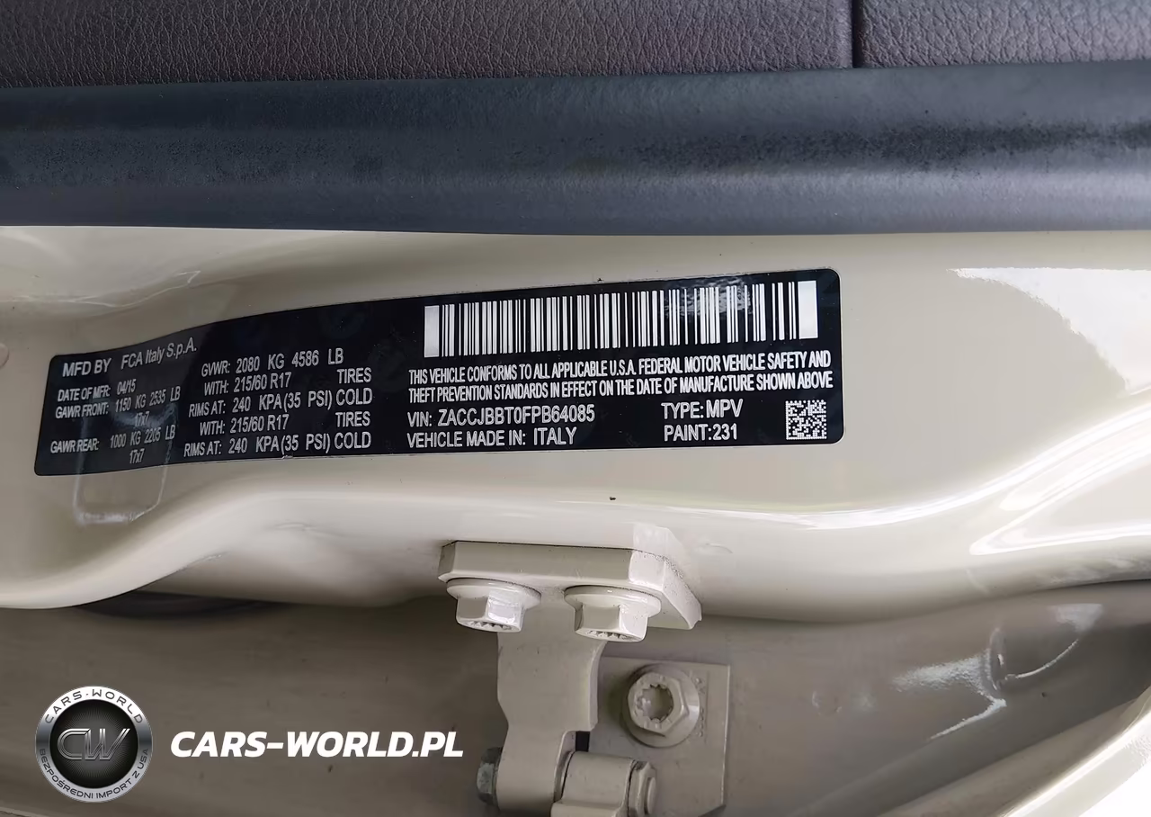 2015 Jeep Renegade Latitude VIN:ZACCJBBT0FPB64085 - 9