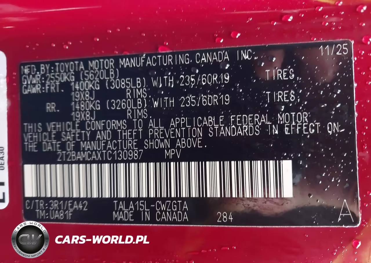 2026 Lexus Rx 350 Premium VIN:2T2BAMCAXTC130987 - 9
