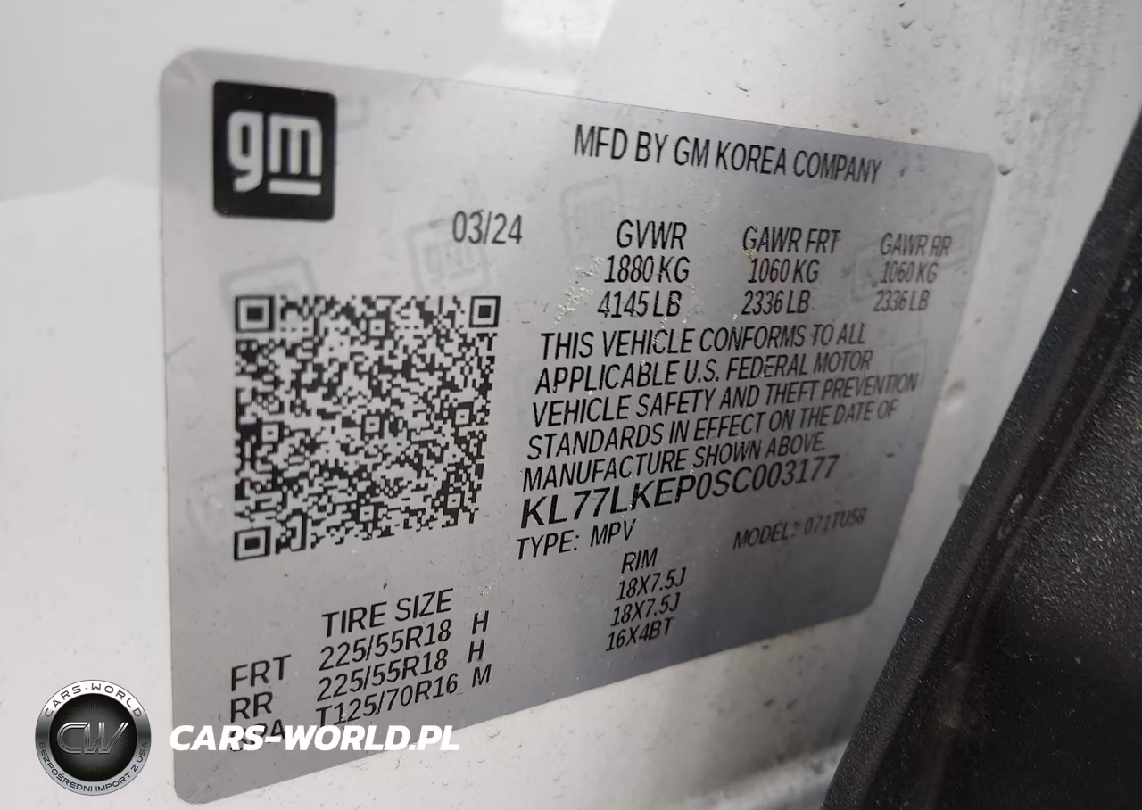 2025 Chevrolet Trax Fwd Activ VIN:KL77LKEP0SC003177 - 9
