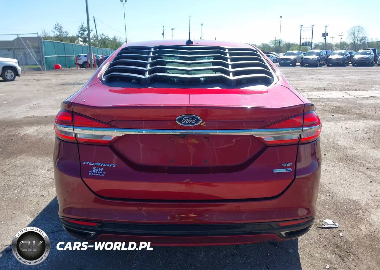 2017 Ford Fusion Se VIN:3FA6P0T95HR376209 - 16