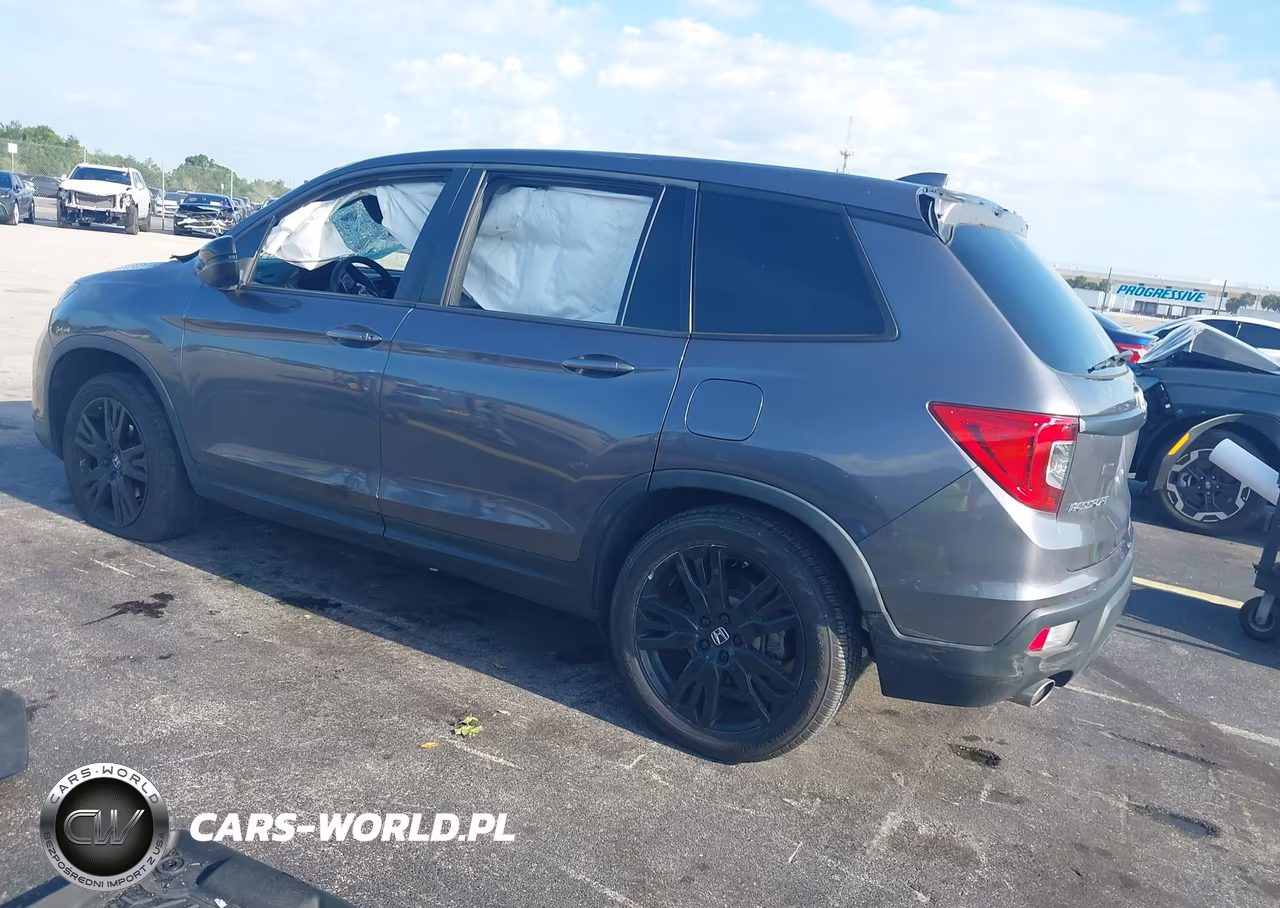 2021 Honda Passport 2Wd Sport VIN:5FNYF7H25MB006707 - 3