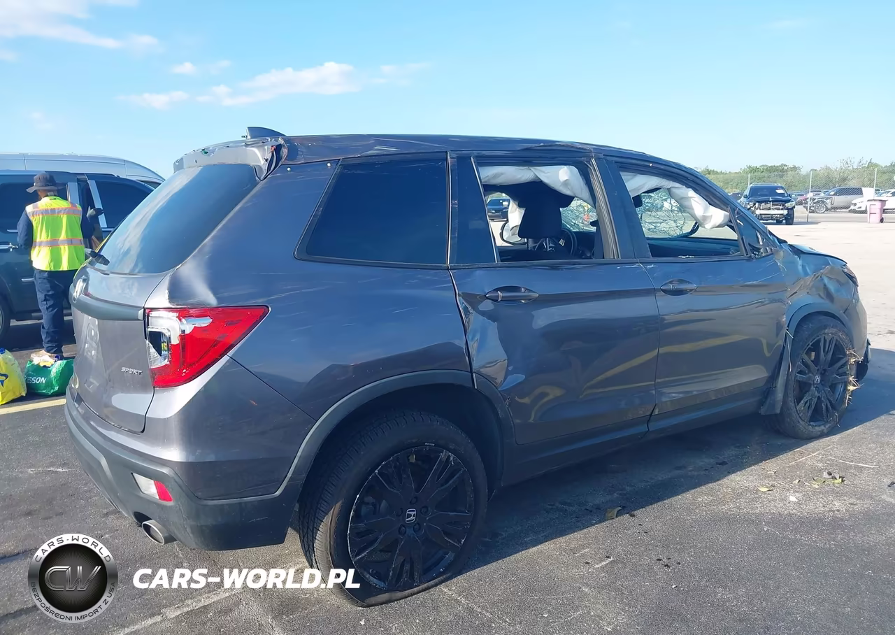 2021 Honda Passport 2Wd Sport VIN:5FNYF7H25MB006707 - 4