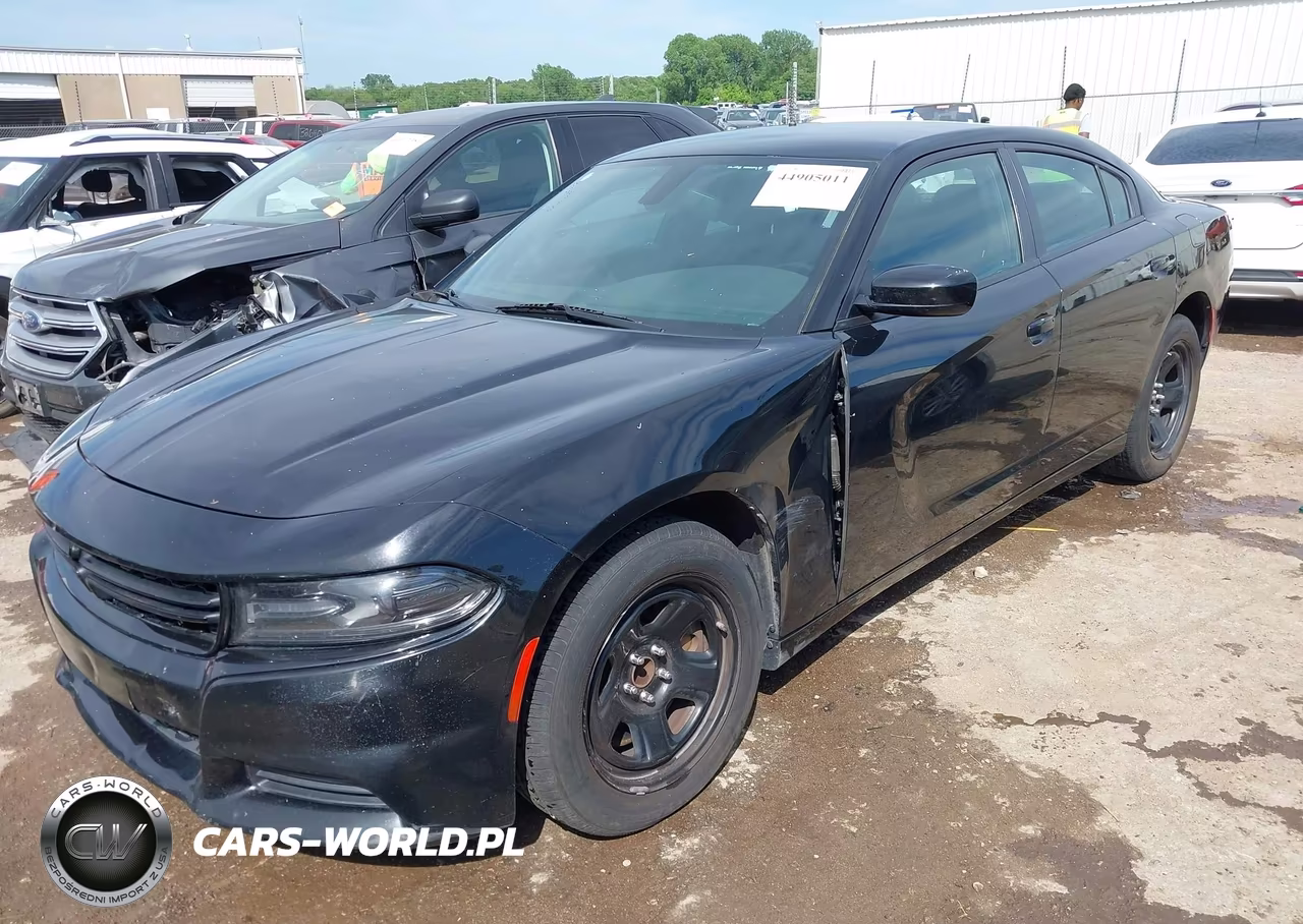 2017 Dodge Charger Police Rwd VIN:2C3CDXATXHH660027 - 2