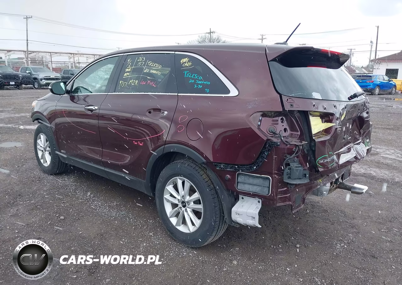 2020 Kia Sorento 2.4L Lx VIN:5XYPGDA30LG652240 - 3