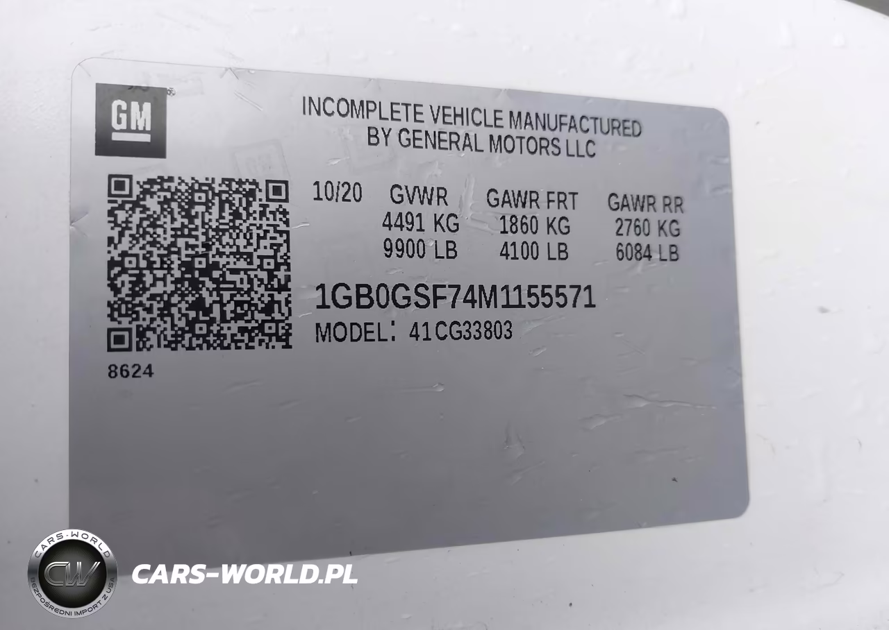 2021 Chevrolet Express Cutaway Work Van VIN:1GB0GSF74M1155571 - 9