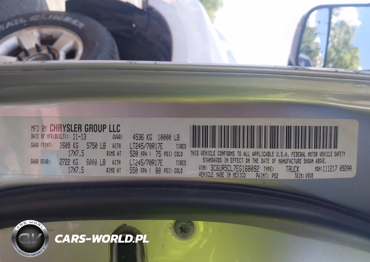 2014 Ram 2500 Tradesman VIN:3C6UR5CL7EG168092 - 9