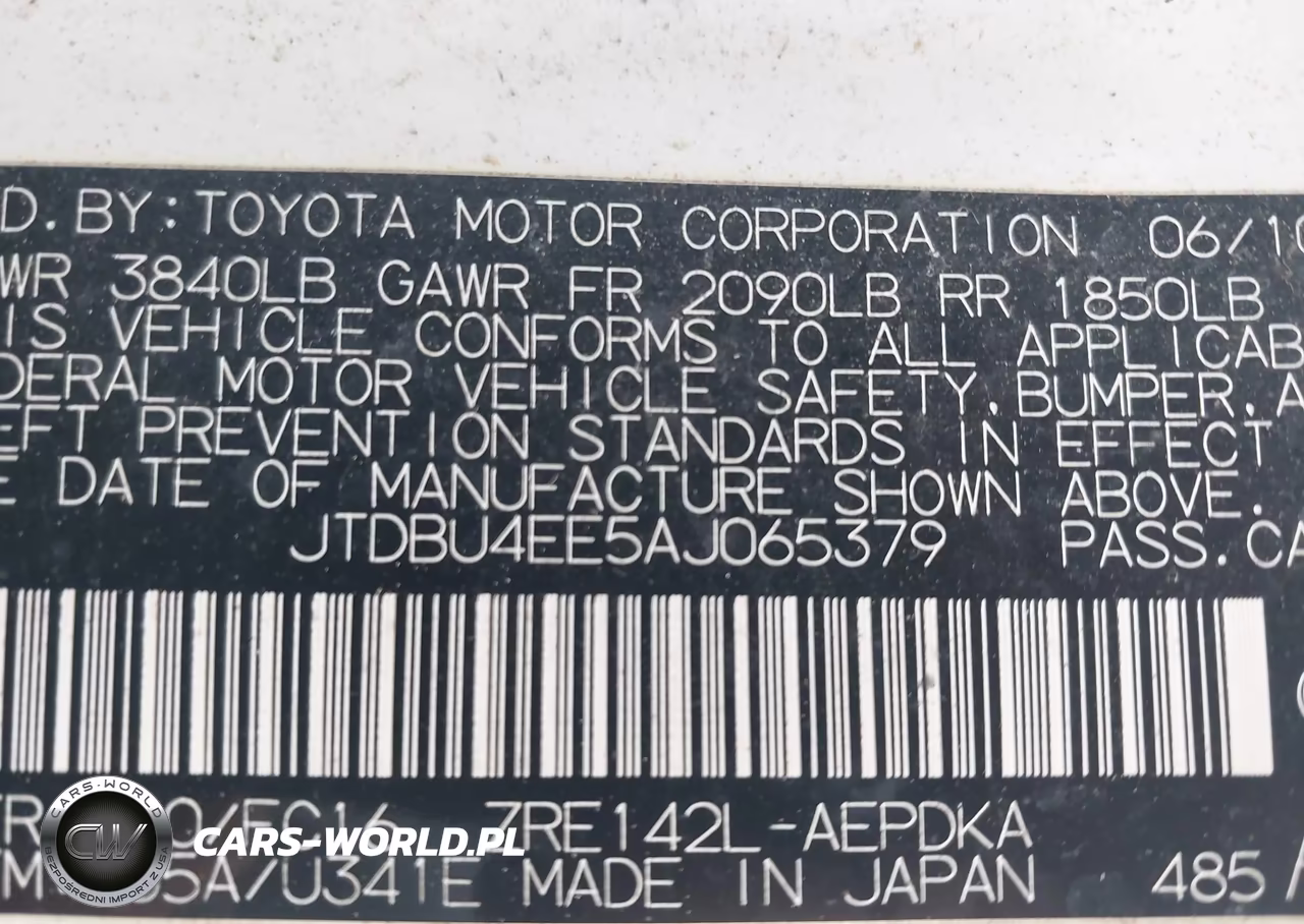 2010 Toyota Corolla Le VIN:JTDBU4EE5AJ065379 - 9