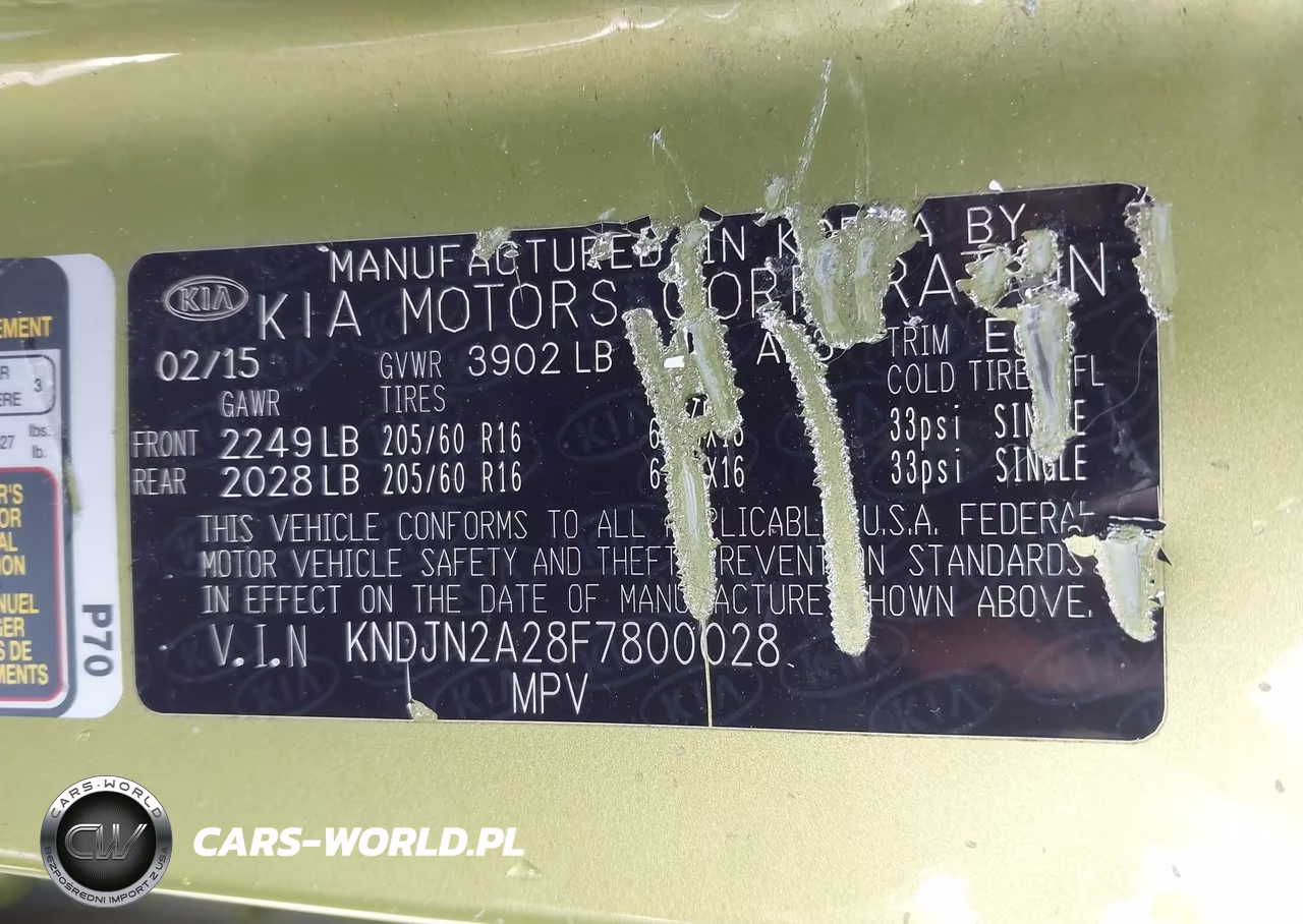 2015 Kia Soul VIN:KNDJN2A28F7800028 - 9