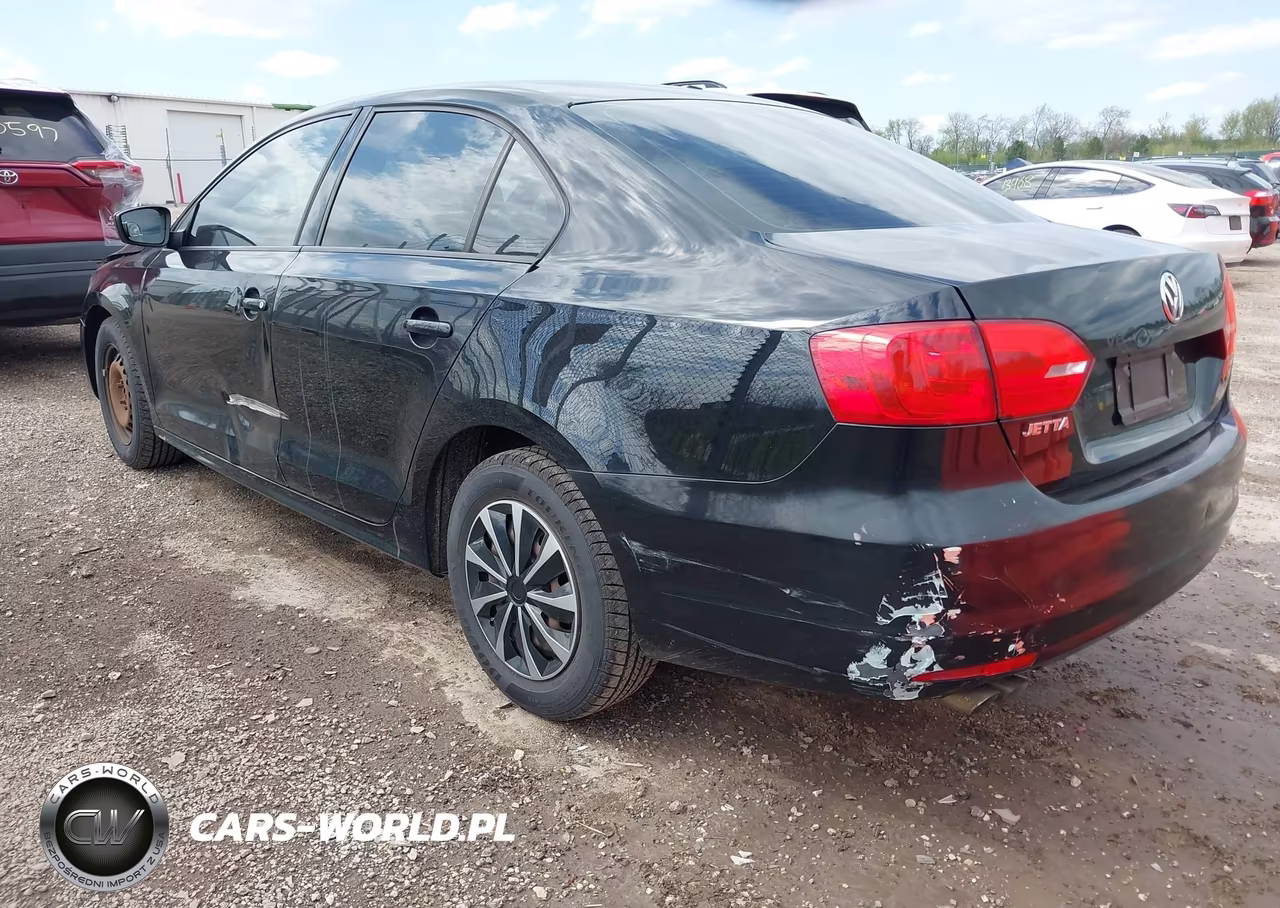 2012 Volkswagen Jetta 2.0L S VIN:3VW2K7AJ8CM360831 - 3