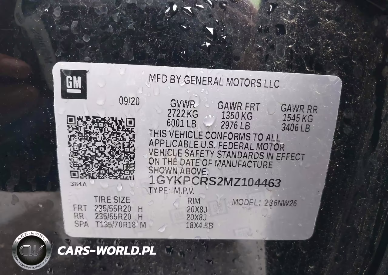 2021 Cadillac Xt6 Fwd Premium Luxury VIN:1GYKPCRS2MZ104463 - 9