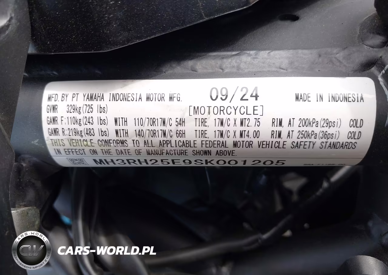 2025 Yamaha Yfz320 A VIN:MH3RH25E9SK001205 - 10