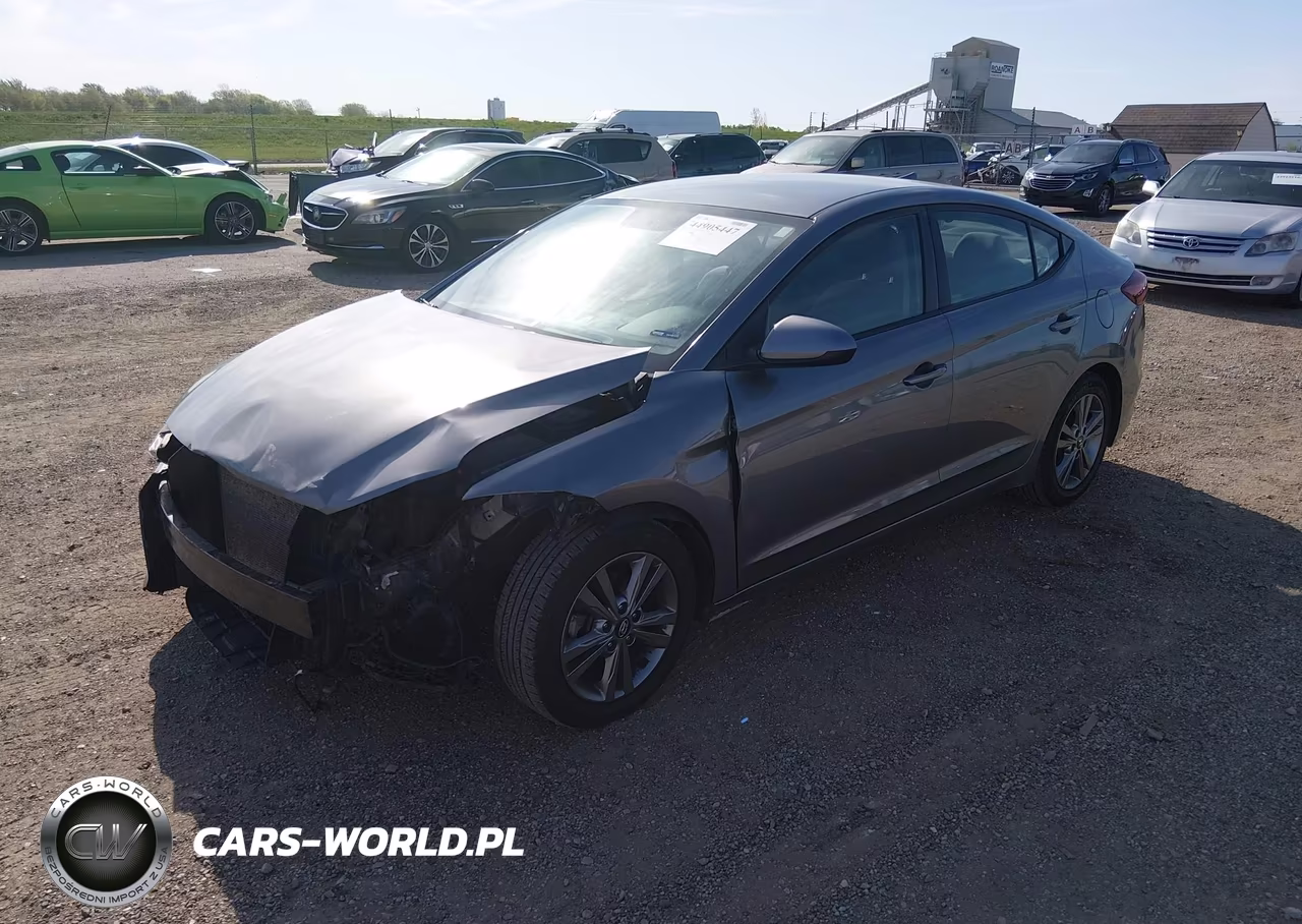 2018 Hyundai Elantra Sel VIN:KMHD84LF3JU623586 - 2