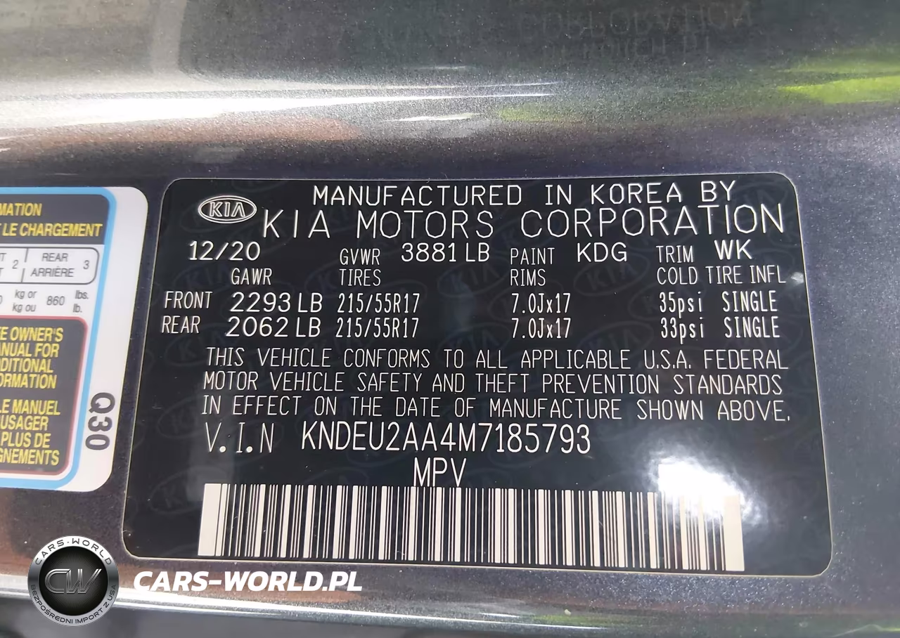 2021 Kia Seltos S VIN:KNDEU2AA4M7185793 - 9