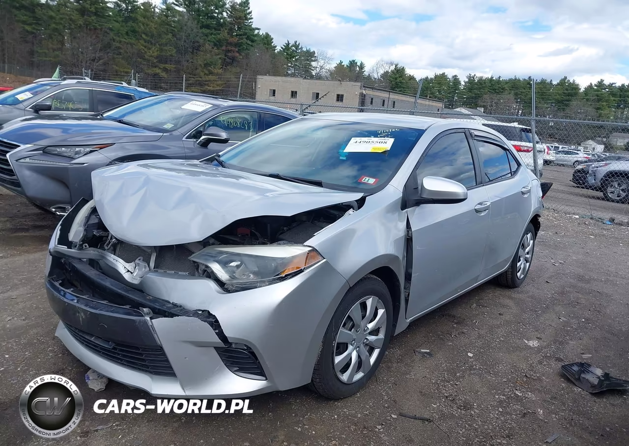 2015 Toyota Corolla Le VIN:2T1BURHE8FC386960 - 2