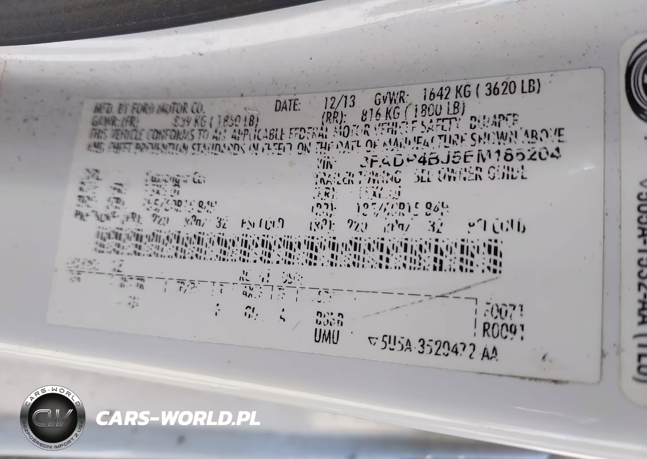 2014 Ford Fiesta Se VIN:3FADP4BJ5EM186204 - 9
