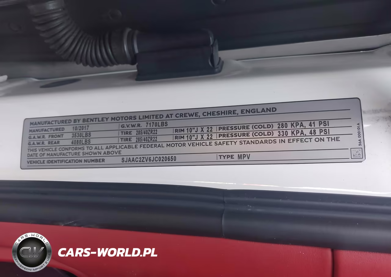 2018 Bentley Bentayga Activity Edition-Black Edition-Mulliner-Onyx Edition-W12 VIN:SJAAC2ZV6JC020650 - 9