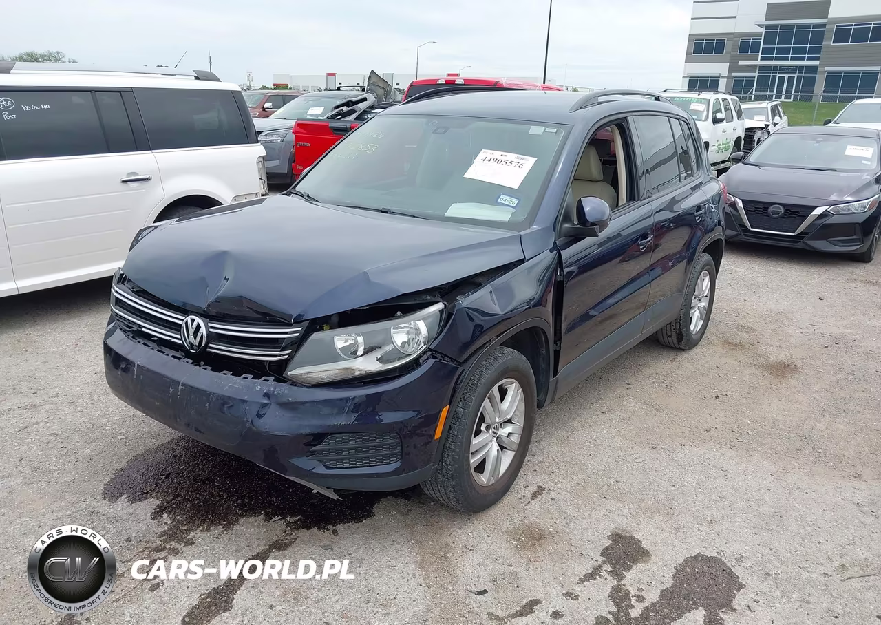 2016 Volkswagen Tiguan S VIN:WVGAV7AX1GW509379 - 2