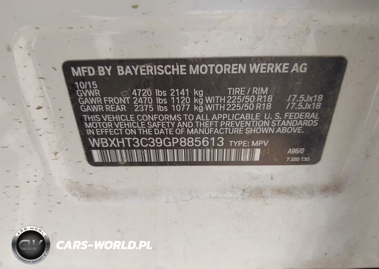 2016 BMW X1 xDrive28I VIN:WBXHT3C39GP885613 - 9