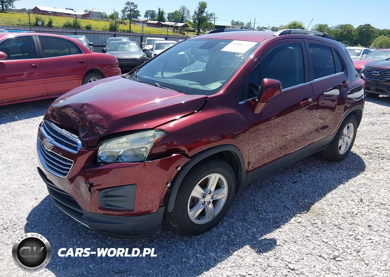 2016 Chevrolet Trax Lt VIN:3GNCJLSB0GL186640 - 2