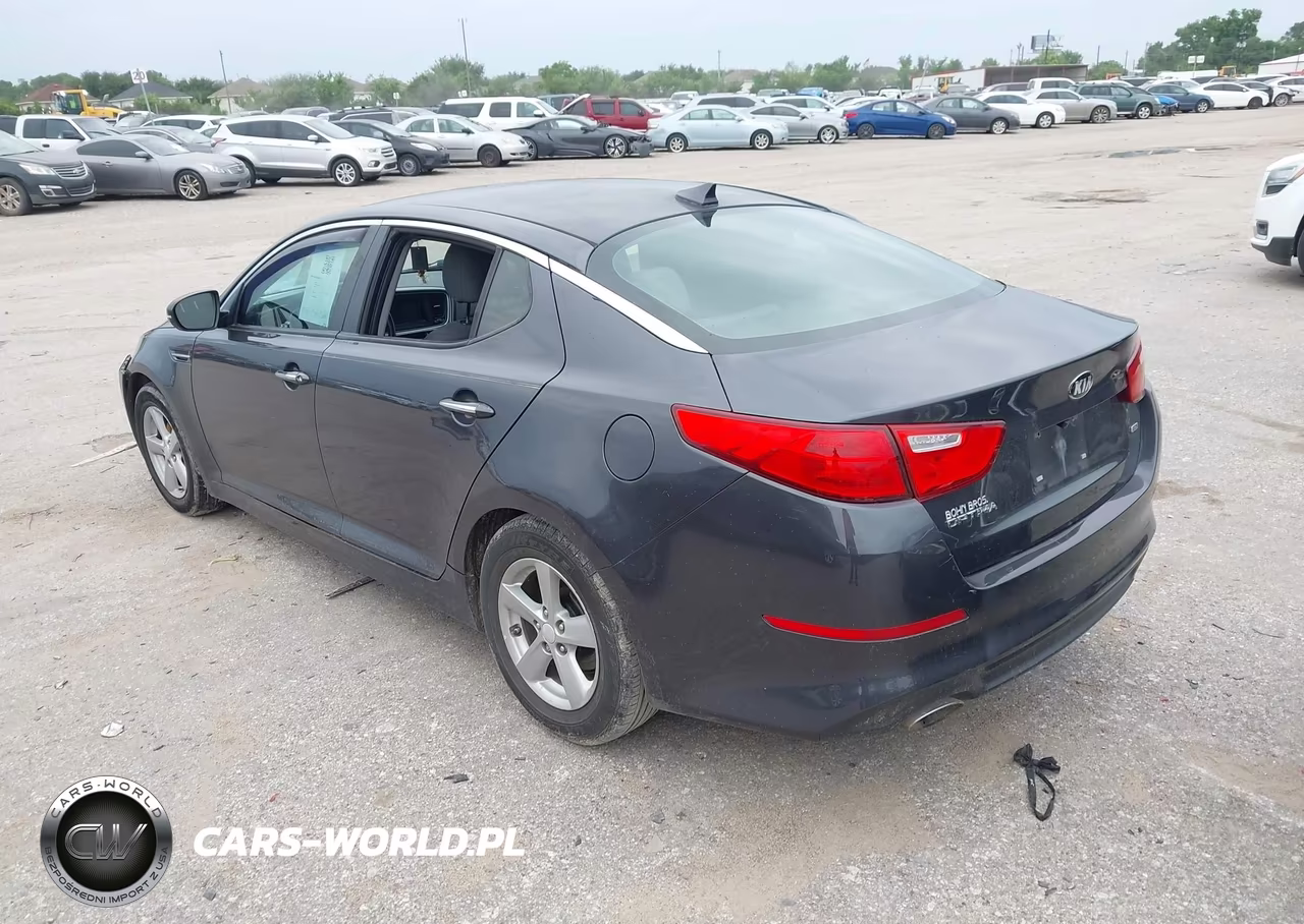 2015 Kia Optima Lx VIN:5XXGM4A72FG446051 - 3