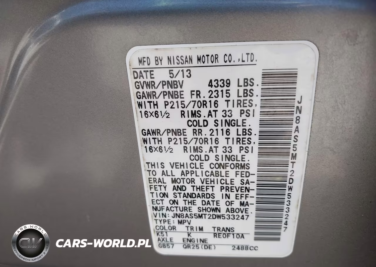 2013 Nissan Rogue S VIN:JN8AS5MT2DW533247 - 9