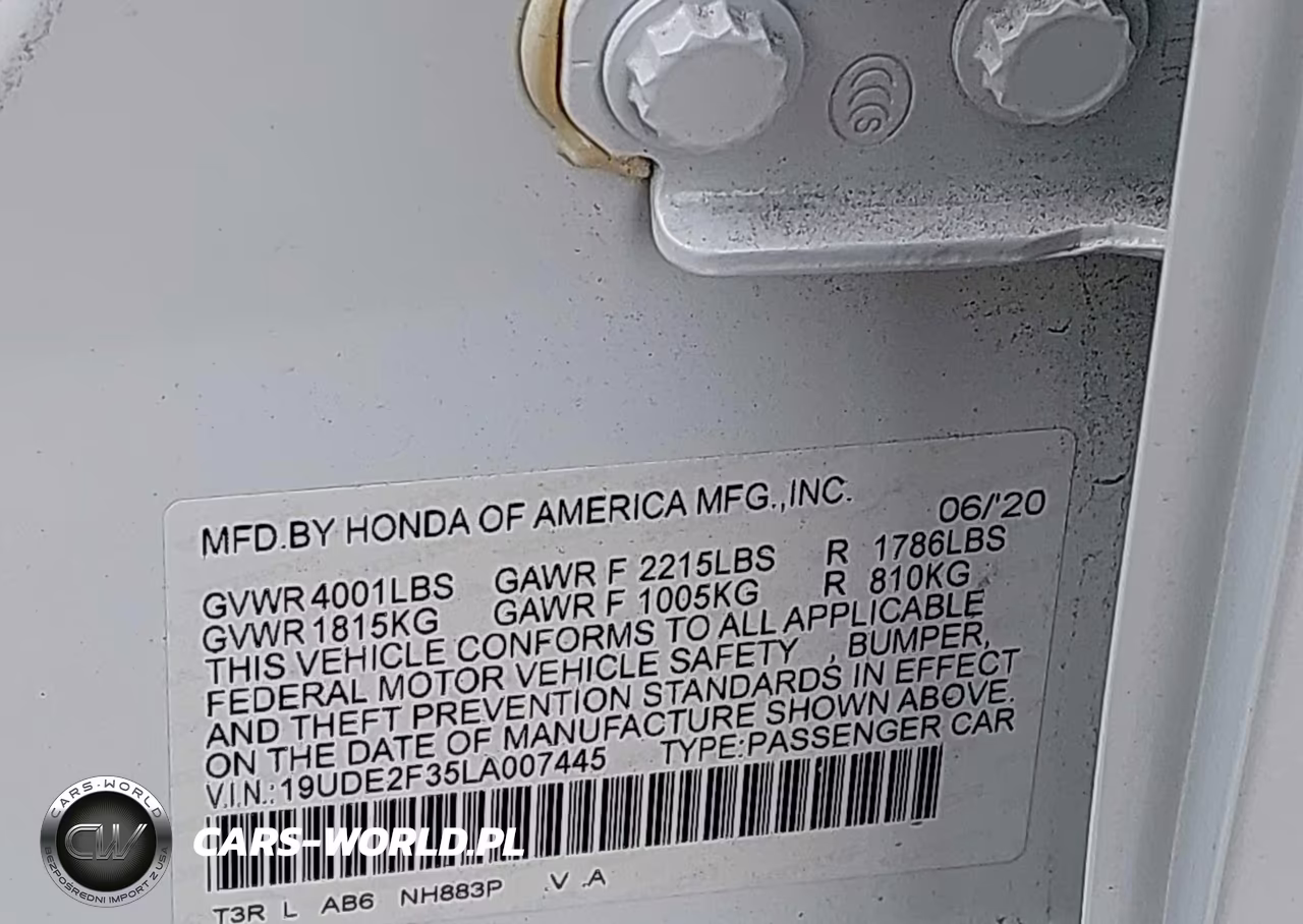 2020 Acura Ilx Standard VIN:19UDE2F35LA007445 - 9
