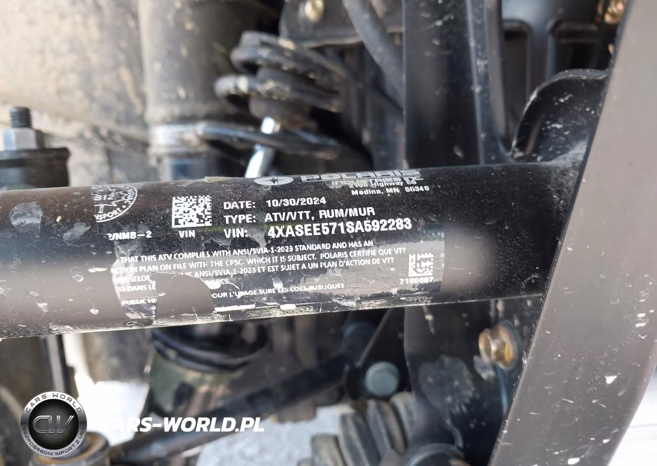 2025 Polaris Sportsman 570 Eps VIN:4XASEE571SA592283 - 10