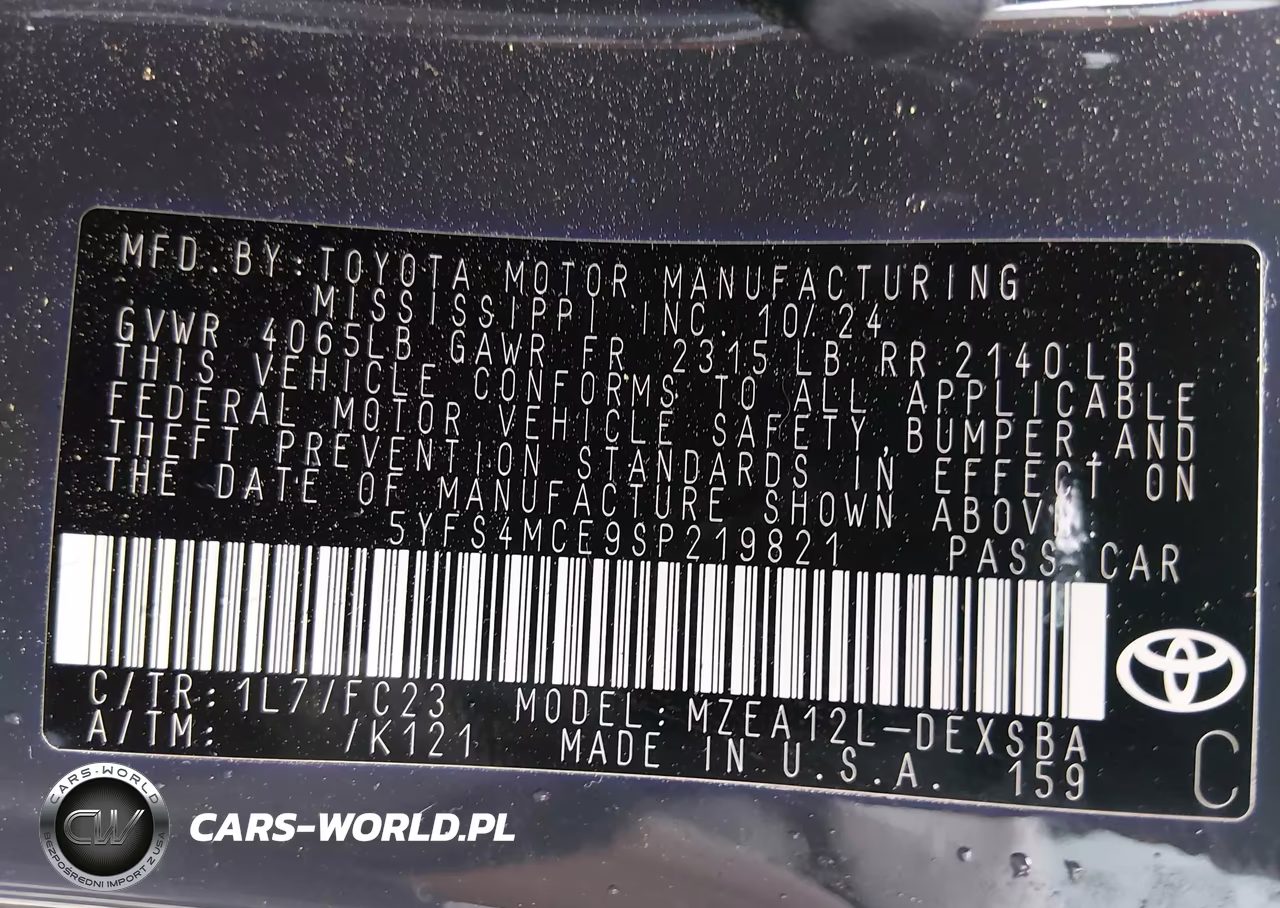 2025 Toyota Corolla Se VIN:5YFS4MCE9SP219821 - 9