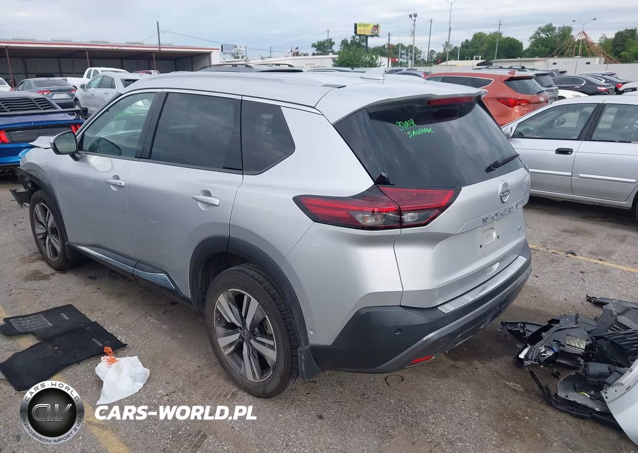 2022 Nissan Rogue Sl Fwd VIN:5N1BT3CA5NC700202 - 3