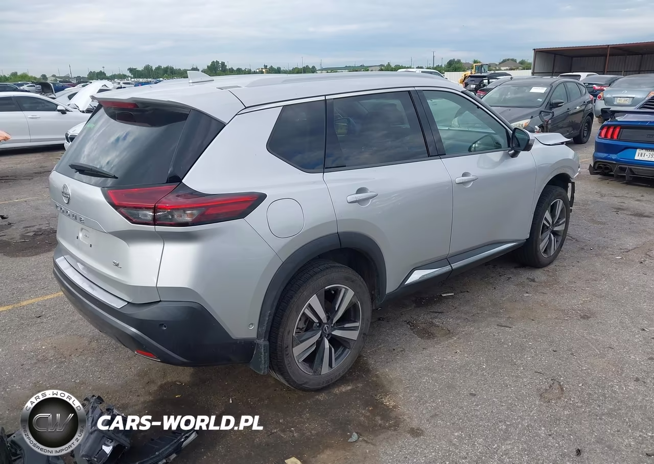 2022 Nissan Rogue Sl Fwd VIN:5N1BT3CA5NC700202 - 4