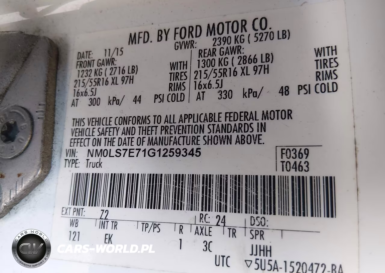 2016 Ford Transit Connect Xl VIN:NM0LS7E71G1259345 - 9