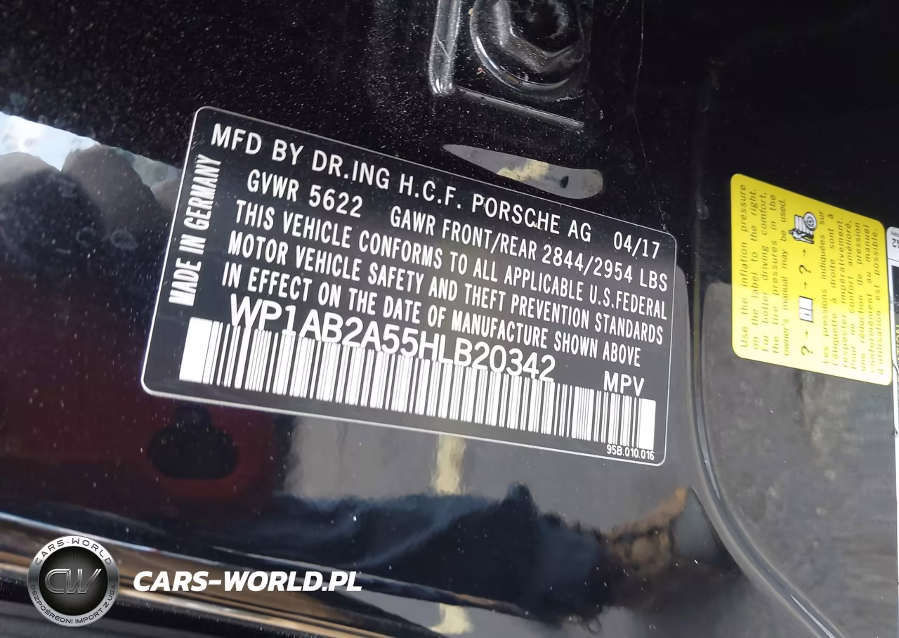 2017 Porsche Macan S VIN:WP1AB2A55HLB20342 - 9