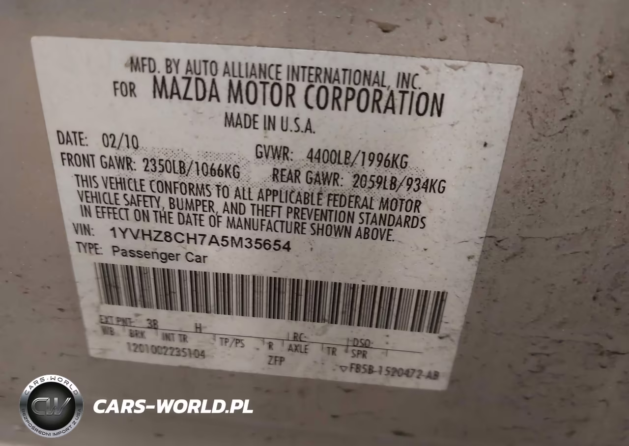 2010 Mazda Mazda6 I Touring VIN:1YVHZ8CH7A5M35654 - 9