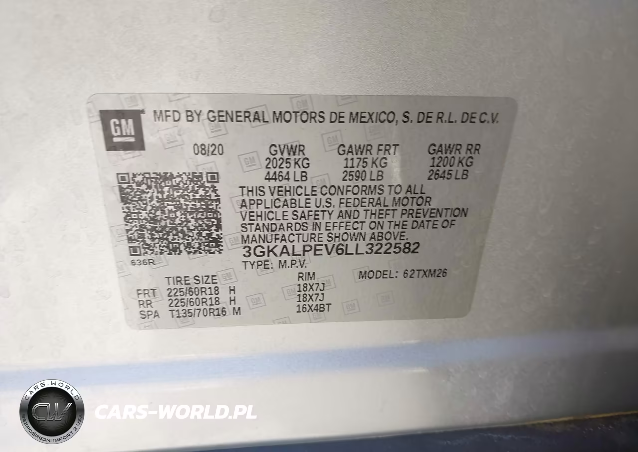 2020 GMC Terrain Fwd Slt VIN:3GKALPEV6LL322582 - 9
