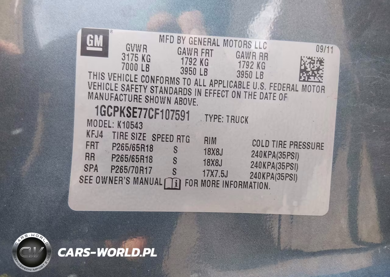 2012 Chevrolet Silverado 1500 Lt VIN:1GCPKSE77CF107591 - 9