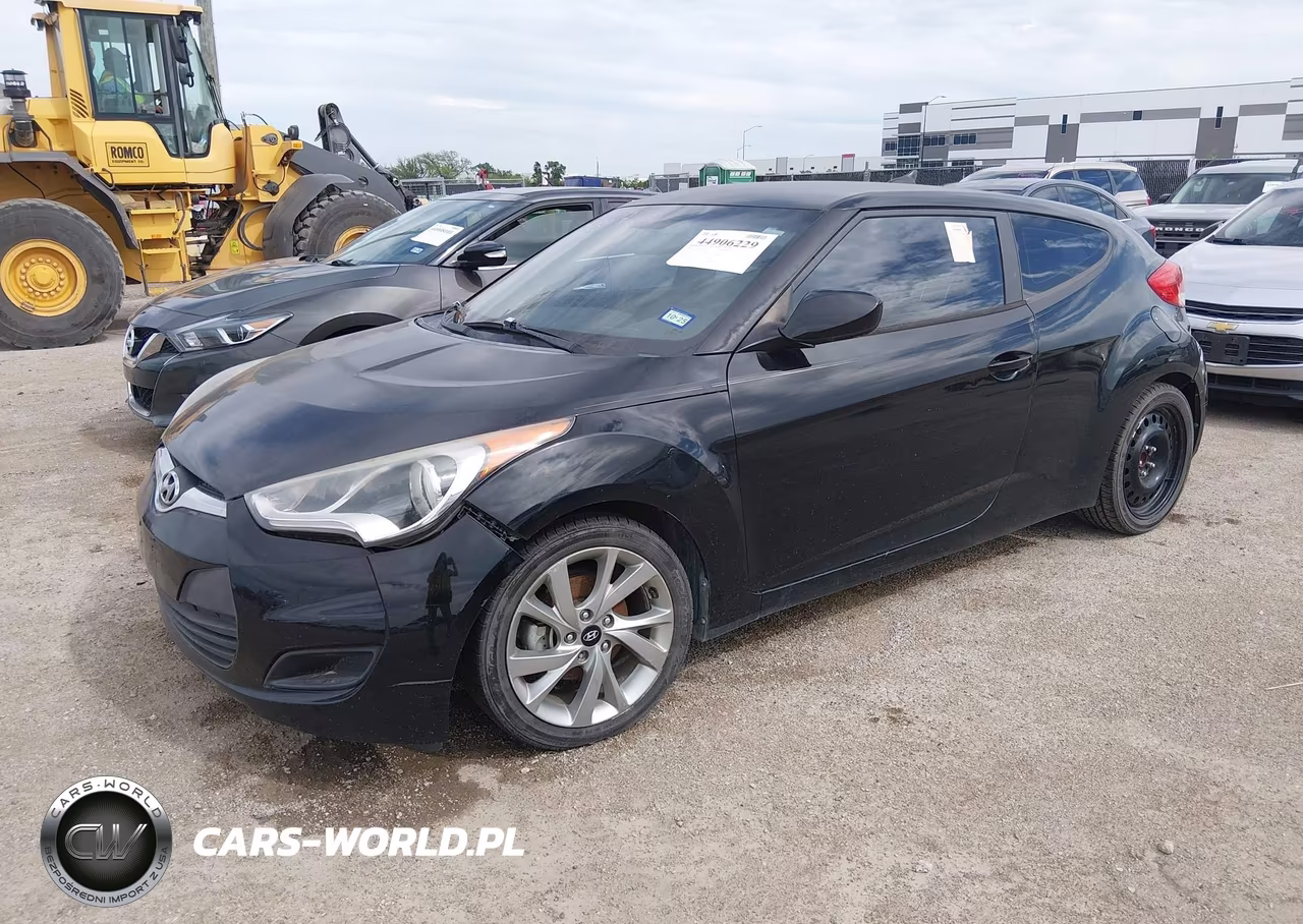 2016 Hyundai Veloster VIN:KMHTC6AD6GU281602 - 2