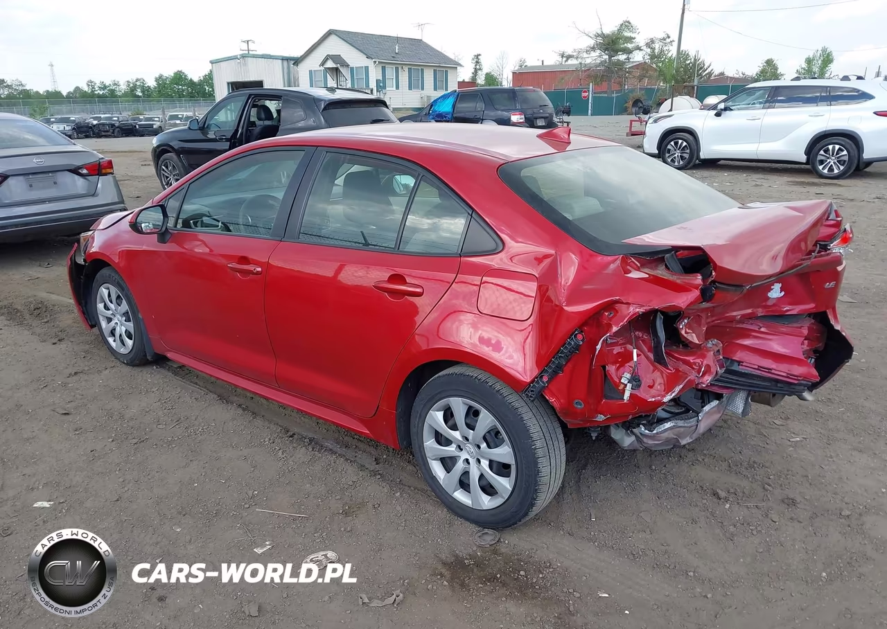 2021 Toyota Corolla Le VIN:JTDEPMAE4MJ145660 - 3