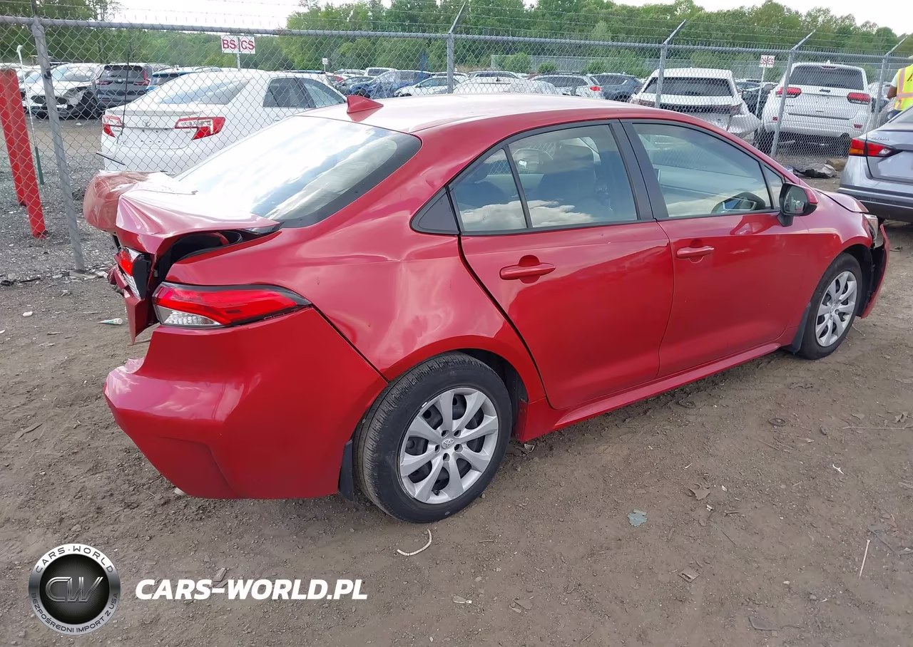 2021 Toyota Corolla Le VIN:JTDEPMAE4MJ145660 - 4