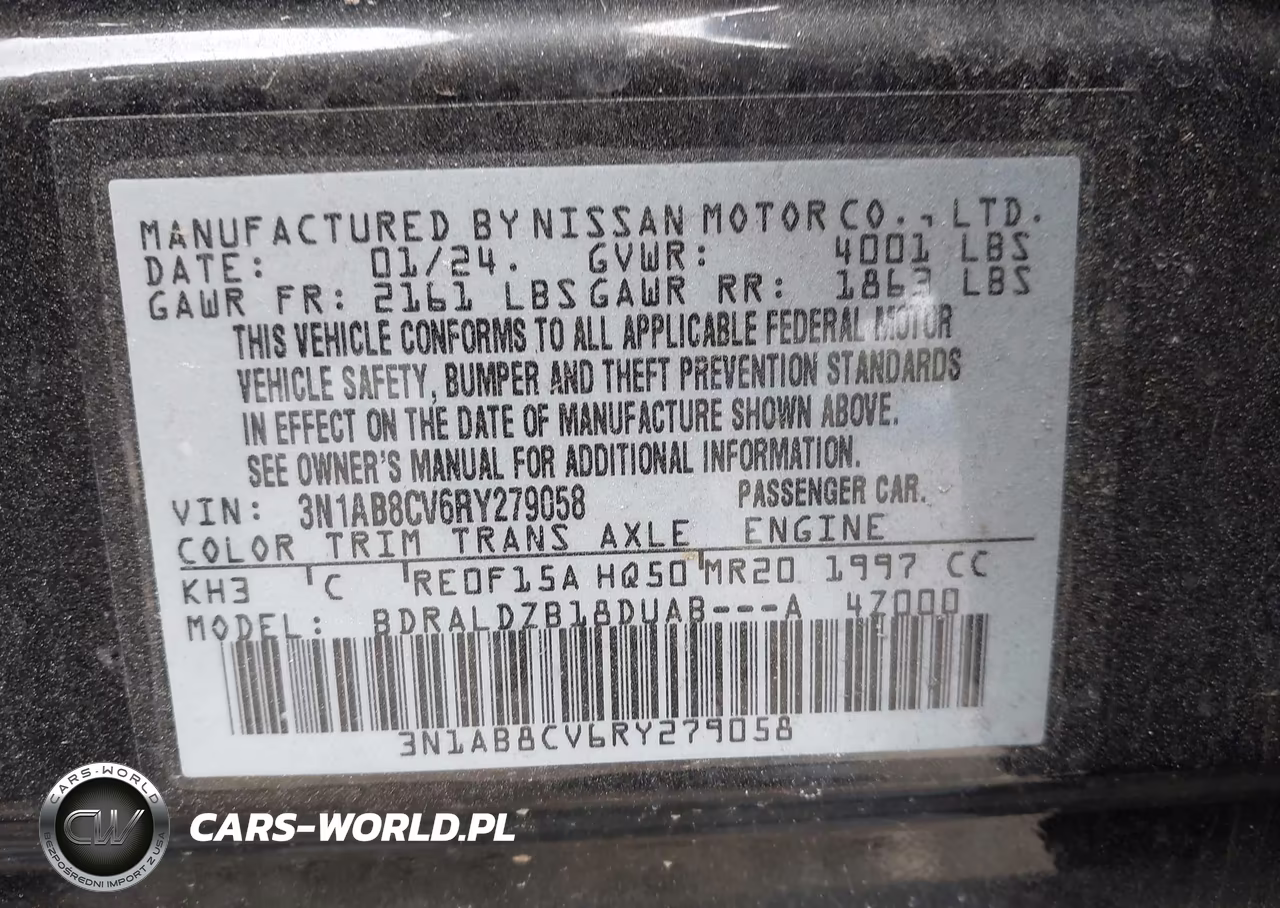 2024 Nissan Sentra Sv Xtronic Cvt VIN:3N1AB8CV6RY279058 - 9