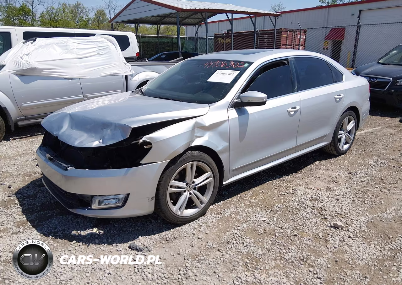 2014 Volkswagen Passat 2.0L Tdi Se VIN:1VWBN7A32EC082148 - 2