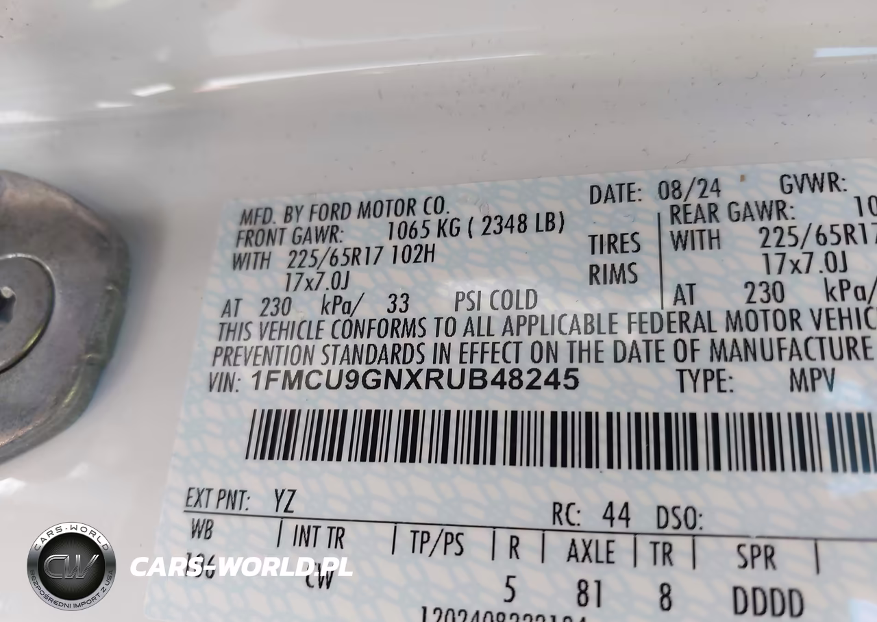 2024 Ford Escape Active VIN:1FMCU9GNXRUB48245 - 9