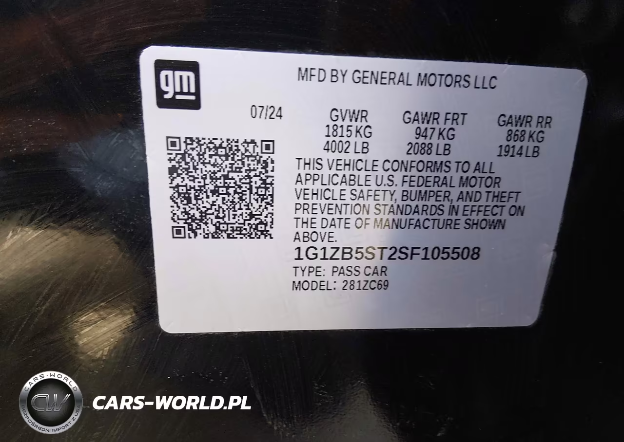 2025 Chevrolet Malibu Fwd Ls VIN:1G1ZB5ST2SF105508 - 9