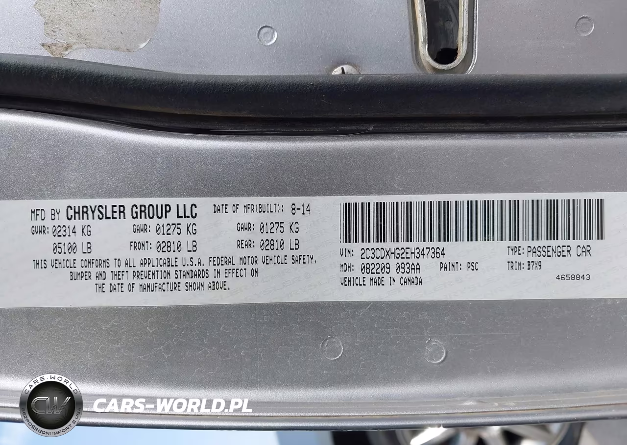 2014 Dodge Charger Sxt VIN:2C3CDXHG2EH347364 - 9